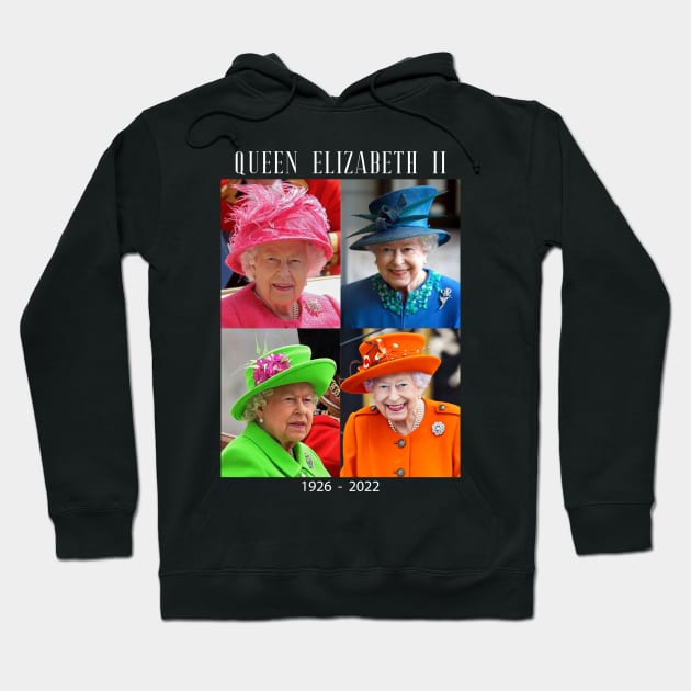 Rip Queen Elizabeth II God Bless the beautiful Queen 1926-2022 Hoodie by myartworkdiary